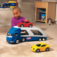 Load image into Gallery viewer, Boy playing with the Big Car Carrier