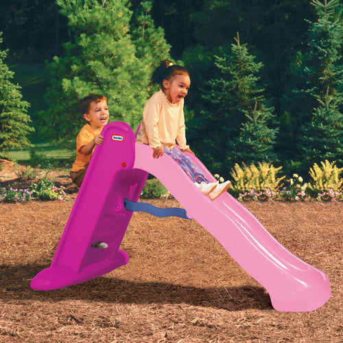 girl on slide