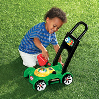 Load image into Gallery viewer, With the removable gas can kids can pretend to fill up the mower