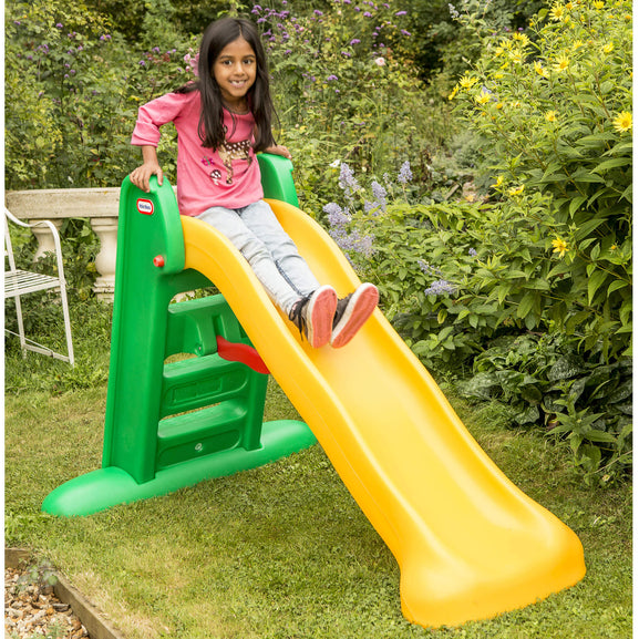 girl on slide