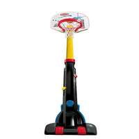 Load image into Gallery viewer, Toy basketball hoop with a black stand on a white background