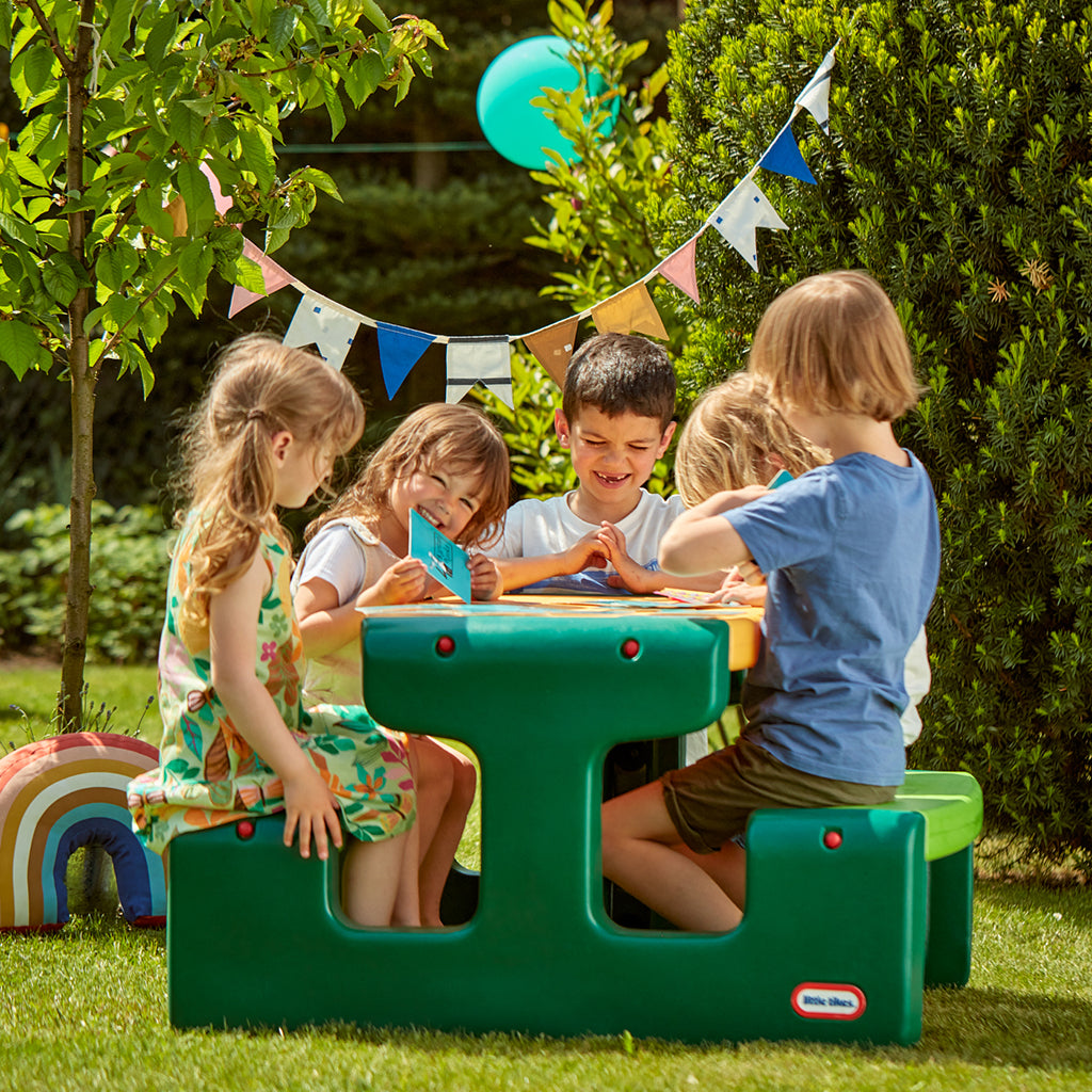 Junior Picnic Table Evergreen Official Little Tikes
