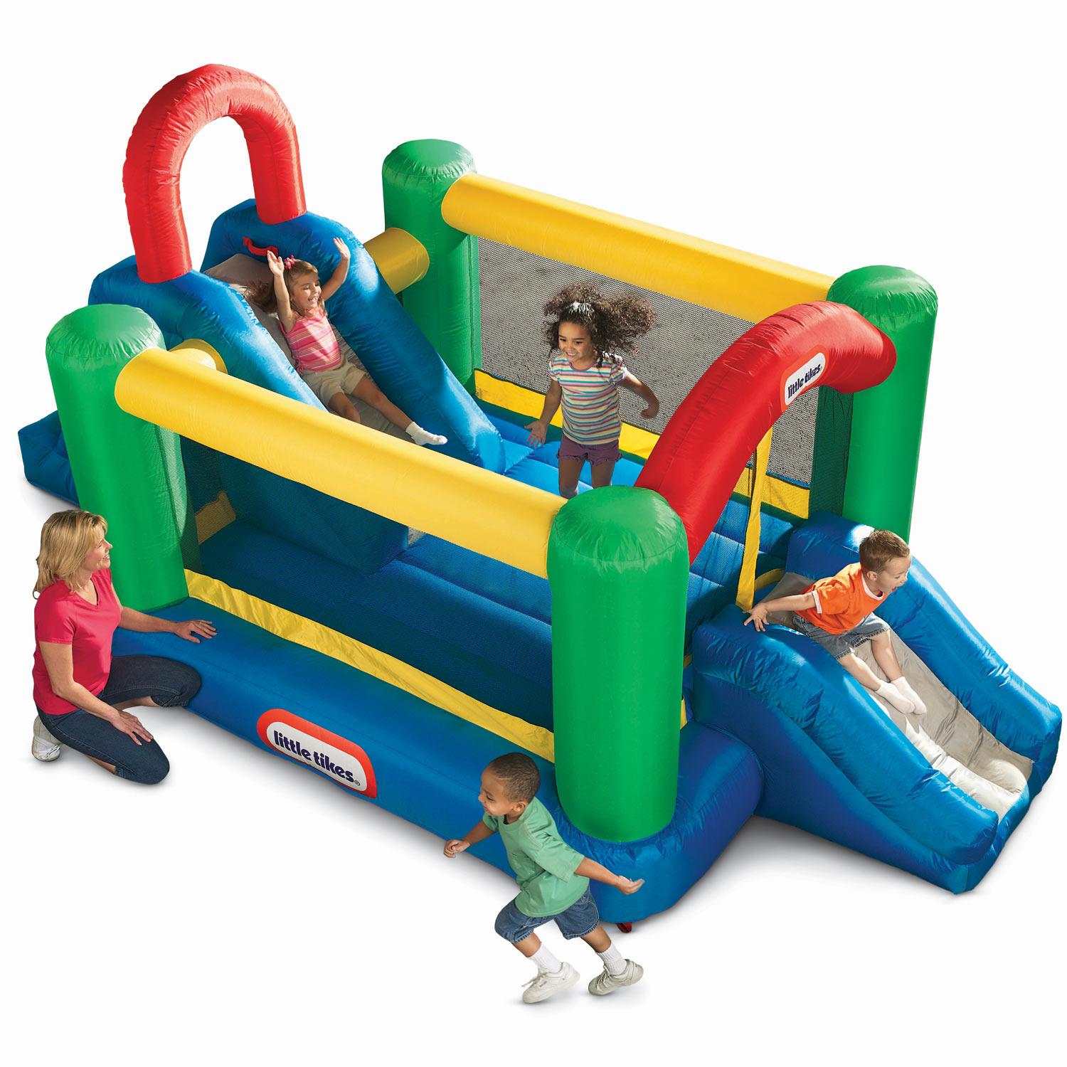 Little tikes junior jump and slide bouncer online