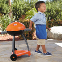 Load image into Gallery viewer, Kids can move the grill easy with the wheels on the base