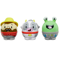 Load image into Gallery viewer, farmer, cow and alien toddle tots