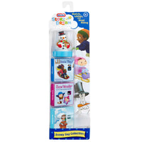 Load image into Gallery viewer, Packaged toy with snowman figure and books on a white background