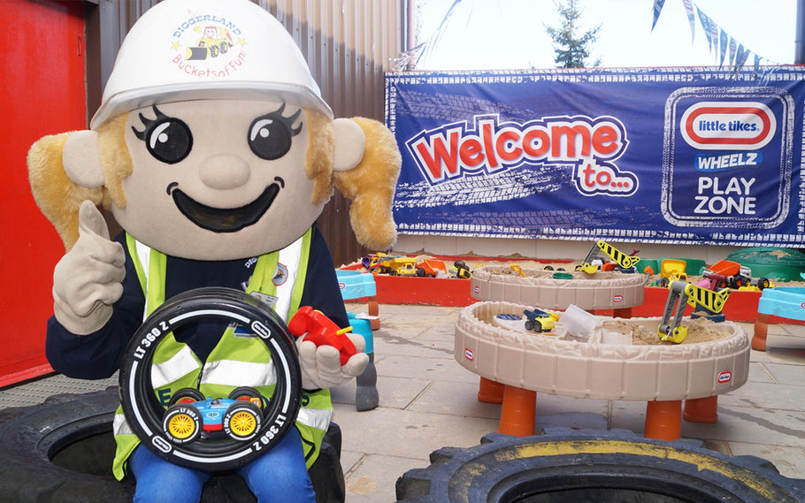 Bring on the fun with Little Tikes Wheelz Play Zones at Diggerland!
