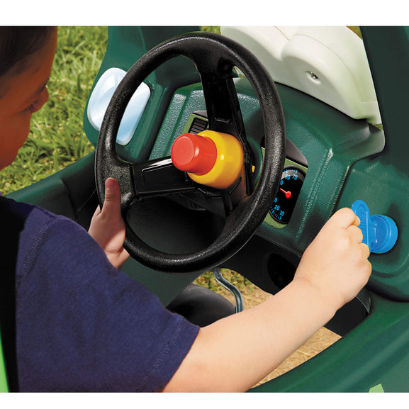 Steering wheel and clicker key