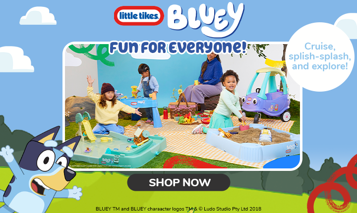 Official Little Tikes UK Website - Official Little Tikes - Little Tikes Bluey Wilderness Camp Pond