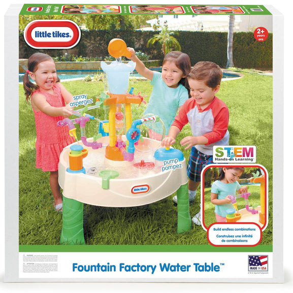 Fun Zone Fountain Factory Water Table for kids Little Tikes