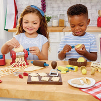 Load image into Gallery viewer, Kids making an Italian dinner
