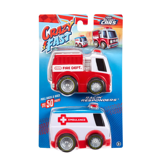 Crazy Fast™ Cars 2-Pack- Racin’ Responders - Official Little Tikes Website