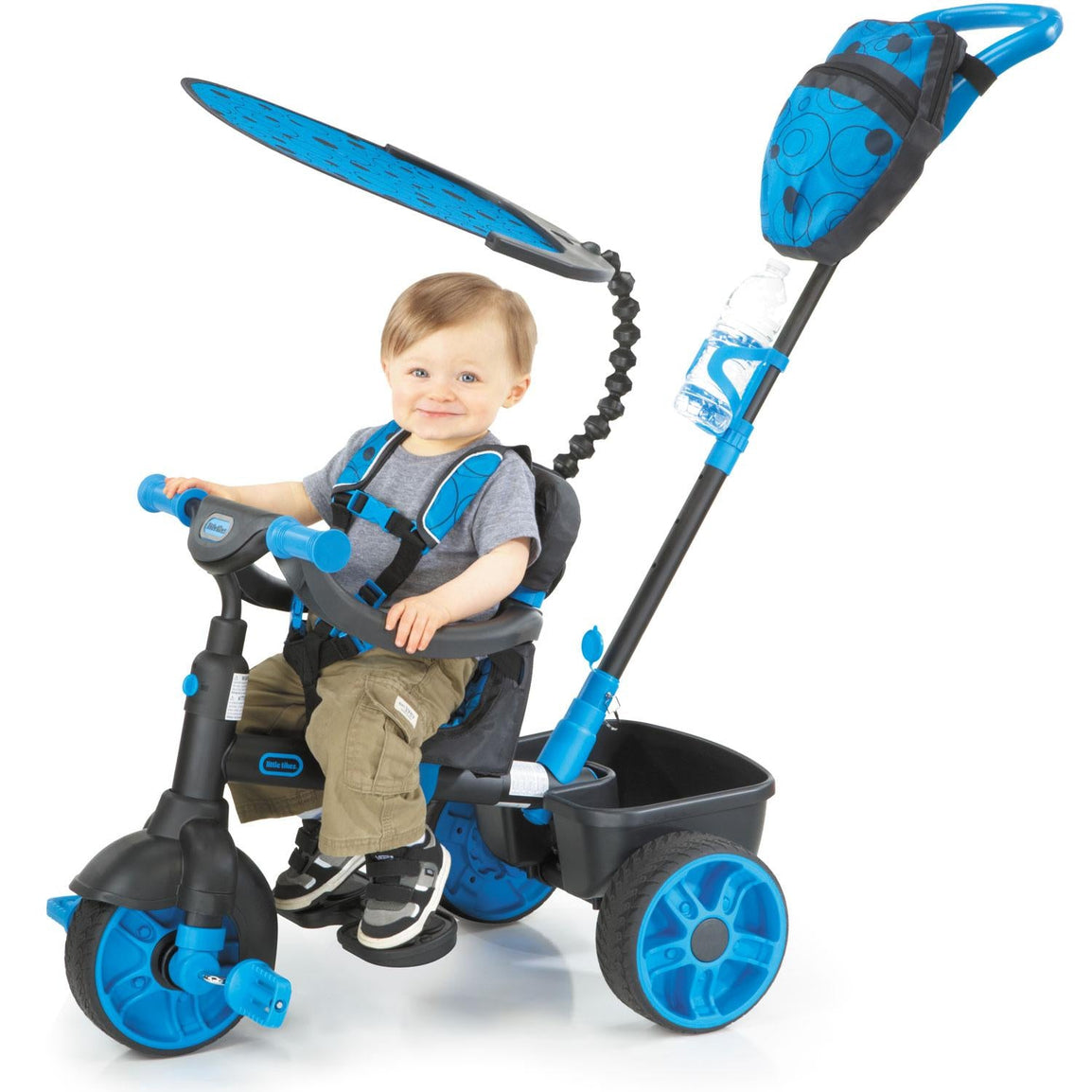 4-in-1 Trike Deluxe Edition - Neon Blue - Official Little Tikes Website