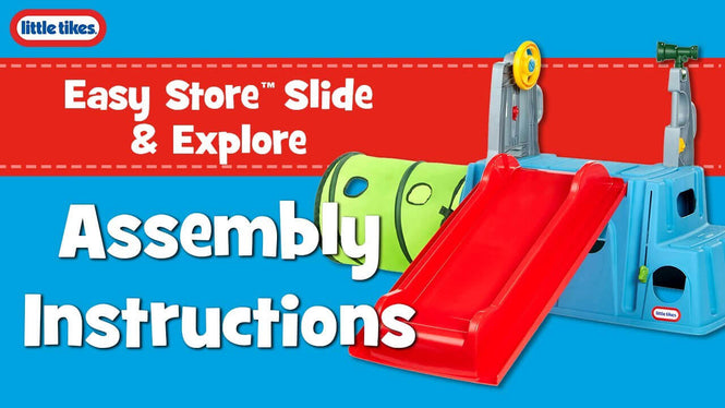 Little tikes easy store slide on sale