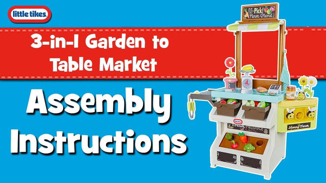 3 in 1 Garden to Table Market Little Tikes