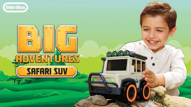 Big Adventures Binocular Searching Safari SUV