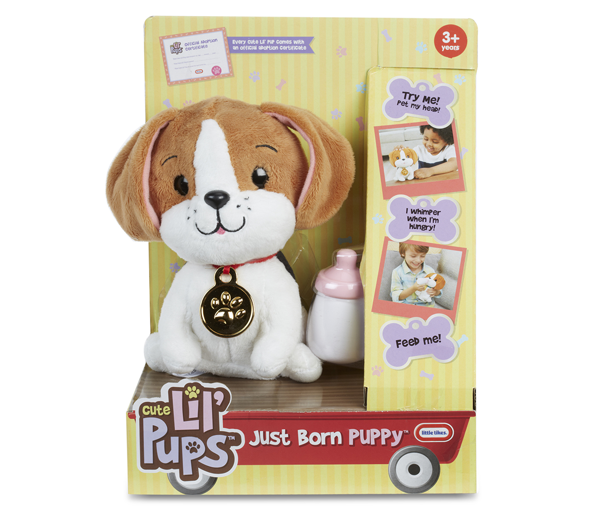 little tikes just born puppy interactive soft toy